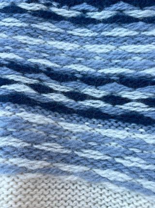 Precioso jersey hecho a mano - Dinamarca 100% Lana