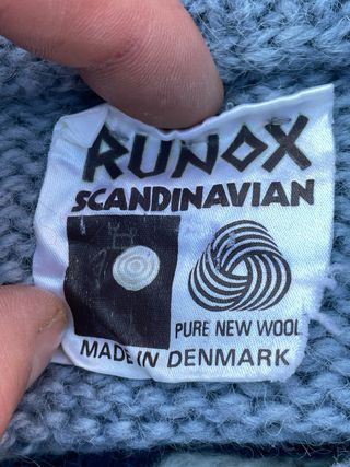 Precioso jersey hecho a mano - Dinamarca 100% Lana