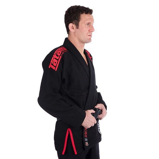 Kimono Tatami Slayer Jiu Jitsu Negro-Rojo A2