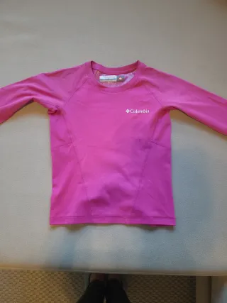 Camiseta Térmica Columbia Niña Rosa