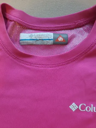 Camiseta Térmica Columbia Niña Rosa