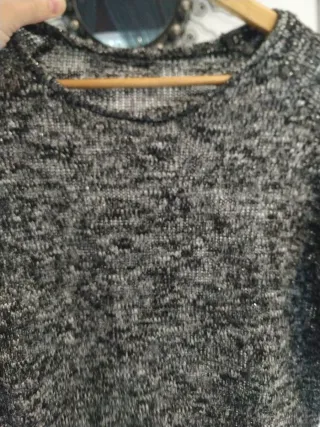 Jersey mujer punto Talla S hombros caídos