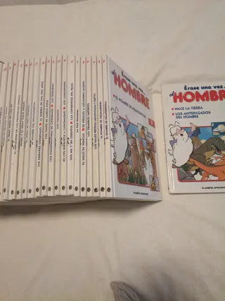 Colección DVD y Libros Erase una vez... el Hombre