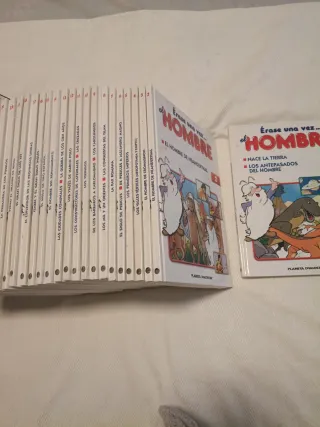 Colección DVD y Libros Erase una vez... el Hombre