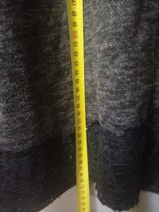 Maglia donna grigia e nera