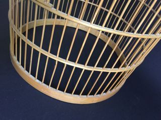 Lampadario in vimini stile naturale