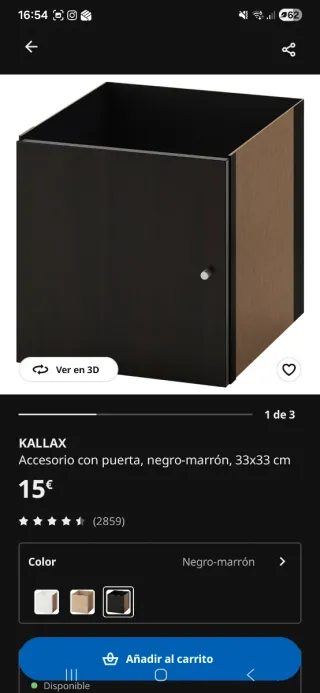 Mesa TV Negra Kallax Ikea con Soporte