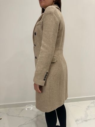 Cappotto Zara Beige Doppio Petto nuovo