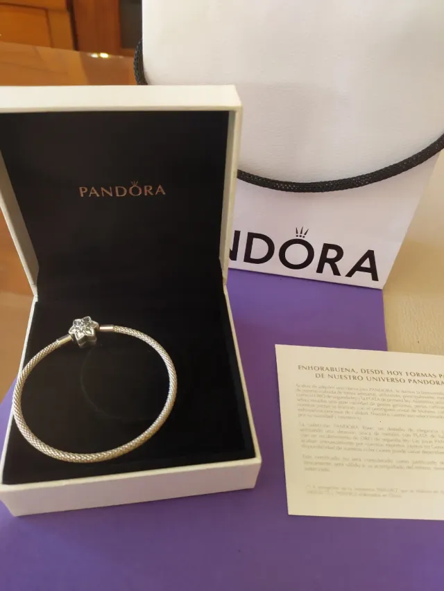 Pulsera plata Pandora Estrella Shine bright