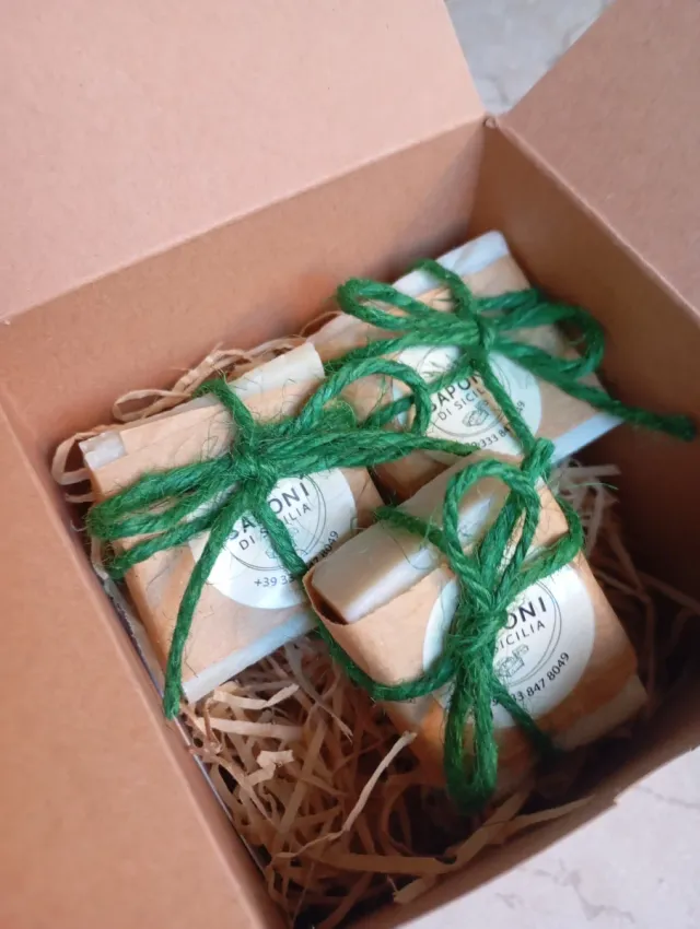 Set 3 Saponi Olio D'oliva Saponi di Sicilia