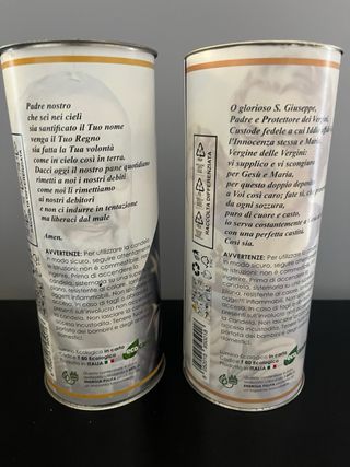 Coppia candele cimitero - San Giuseppe e Padre Pio