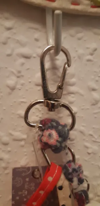 Llavero bolso pájaro y corazón. Tengo5,