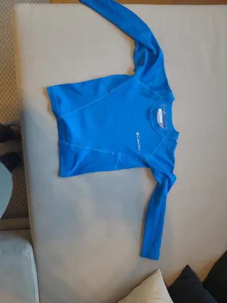 Camiseta térmica Columbia niño azul