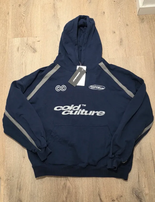Sudadera Cold Culture Azul Talla L