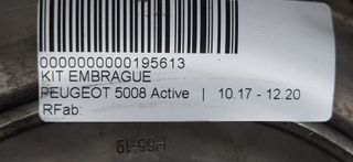 KIT EMBRAGUE PEUGEOT 5008