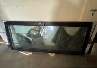 Puerta y fijo aluminio