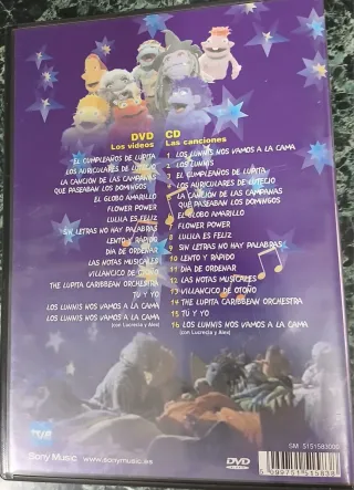 DVD + CD Los Lunnis Nos Vamos a la Cama