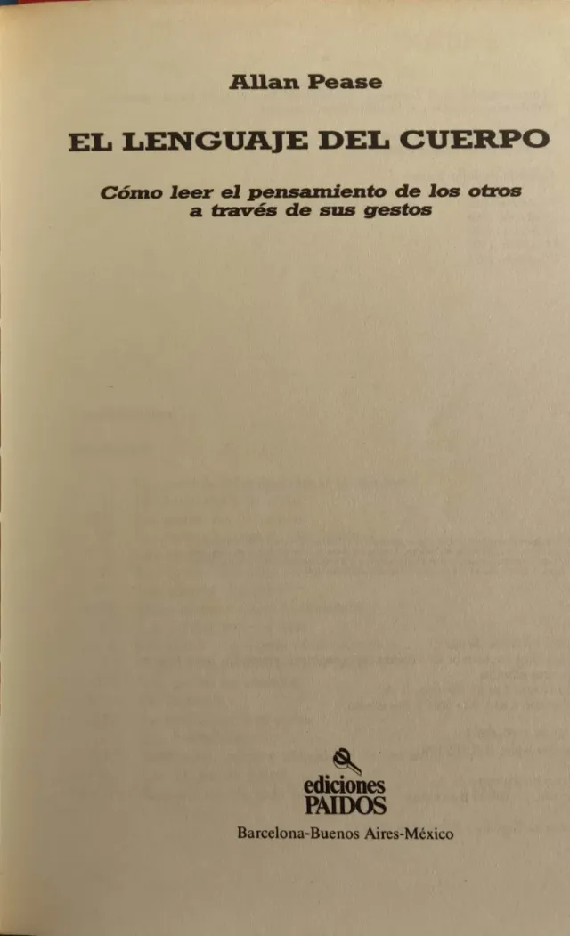 Lenguaje del cuerpo, el (Divulgacion - Autoayuda)