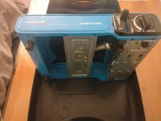 Fornello a Gas Portatile per Campeggio Blu