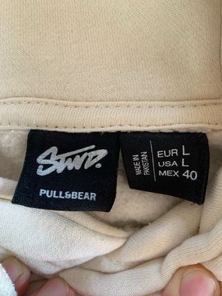 Sudadera STWD Pull&Bear Beige