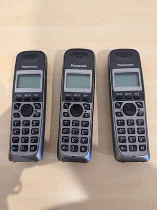 3 Teléfonos Inalámbricos Panasonic