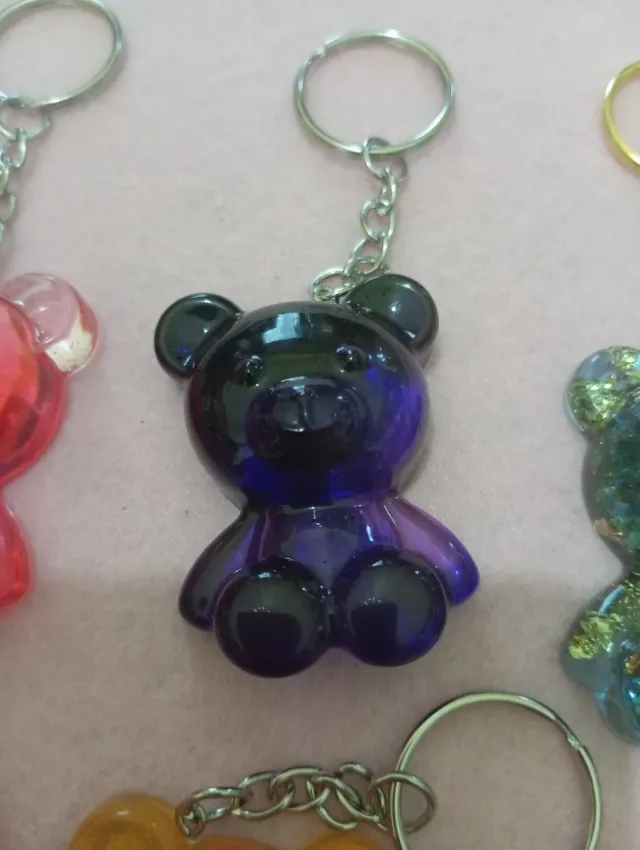 Portachiavi resina epossidica fatti a mano