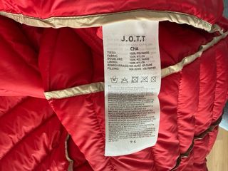 Plumífero Jot Rojo Talla S