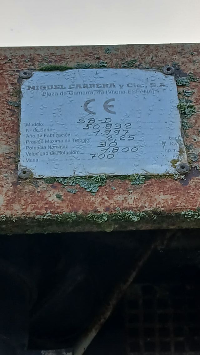 Cisterna de cemento de aluminio