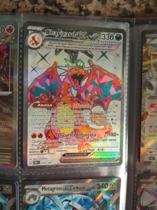 Carta Pokémon Charizard EX Teracristal