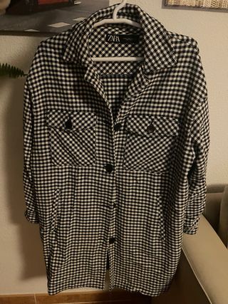 Camisa Zara Cuadros Talla L