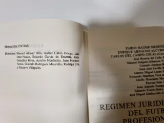 Libro Régimen Jurídico de Fútbol