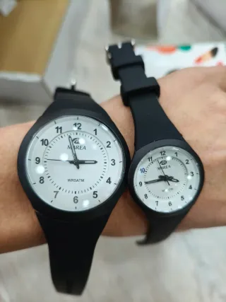 Reloj Marea Negro y Blanco