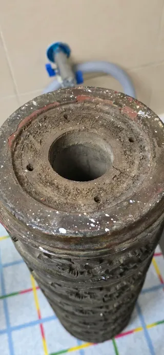 Rollos antiguos impresión papel pintado