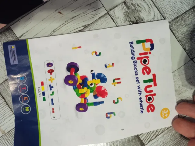 Juego de construcción tubos y conectores