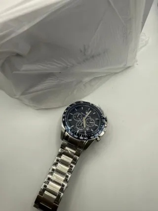Reloj Maserati Cronógrafo Azul y Plateado