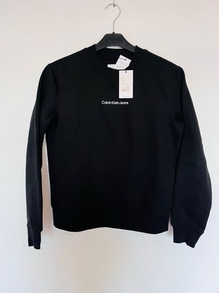 Sudadera Calvin Klein Jeans Negra