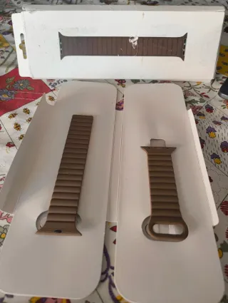 Correa magnética marrón para Apple Watch 45mm