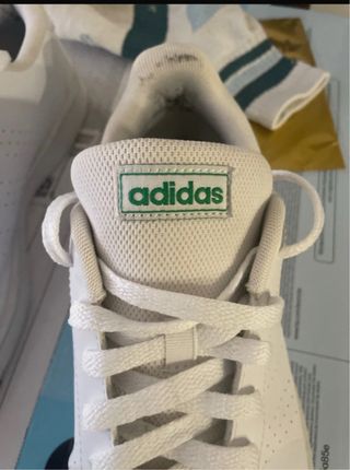 Zapatillas Adidas Blancas y Verdes