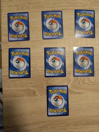 Lote 7 cartas Pokémon V brillantes