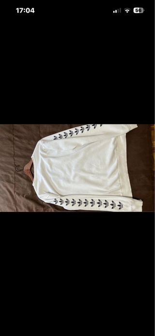 Sudadera Adidas Blanca