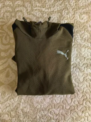 Sudadera Puma Verde y Negra