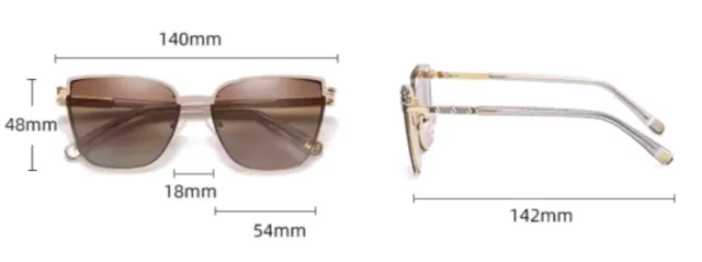 Gafas Jane progresivo personalizadas+ clip solar