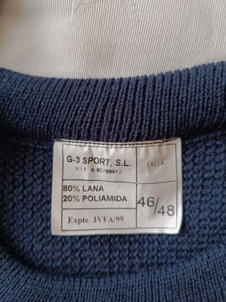 Jersey Lana Hombre Talla M