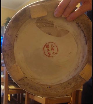 Vaso ceramica decorato