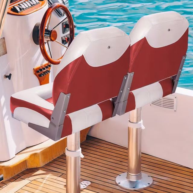 Set di 2 Sedie Pieghevoli Marine ad Alta Resistenz