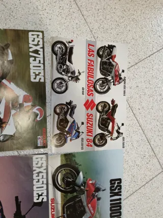 Catálogos Motos Suzuki Año 84