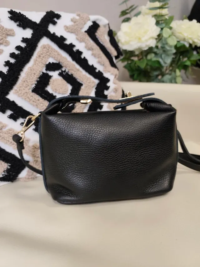 Bolso piel negro