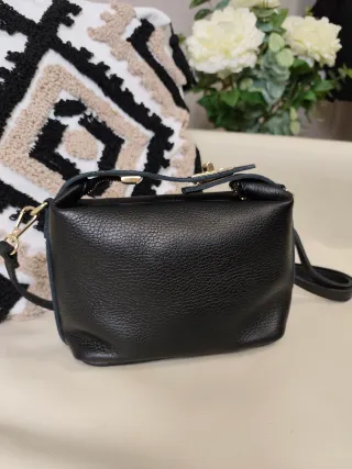 Bolso piel negro