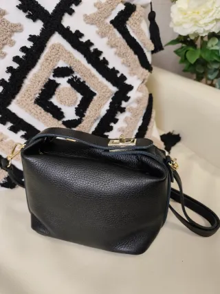 Bolso piel negro