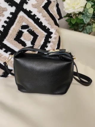 Bolso piel negro